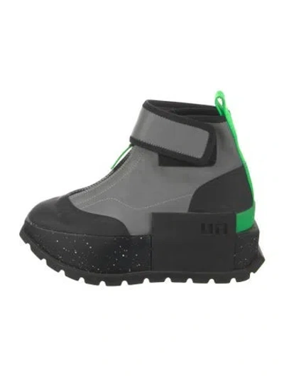 Pre-owned United Nude Neoprene Sock Boots In Gray