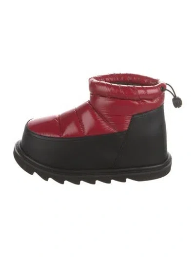 Pre-owned United Nude Nylon Boots In Red