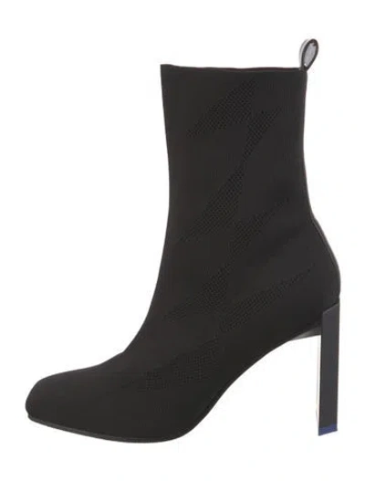 Pre-owned United Nude Nylon Sock Boots In Black