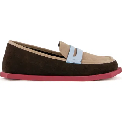United Nude Poly Loafer Lo In Brown
