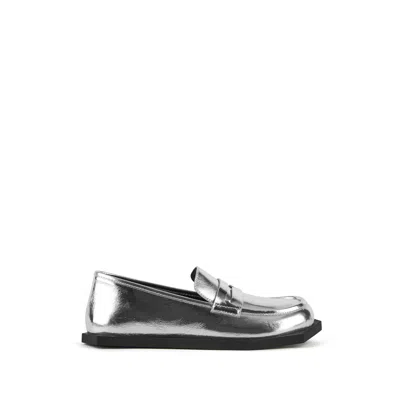 United Nude Poly Loafer Lo In Silver