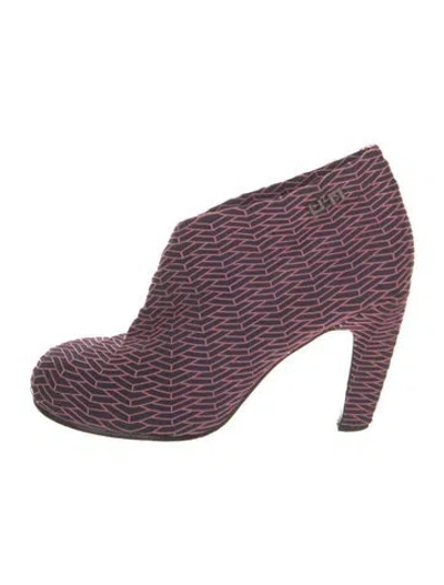 Pre-owned United Nude Printed Pumps In Purple