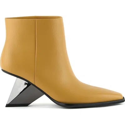 United Nude Rockit Pull On Bootie In Gold