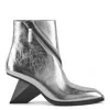 United Nude Rockit Zip Bootie In Silver