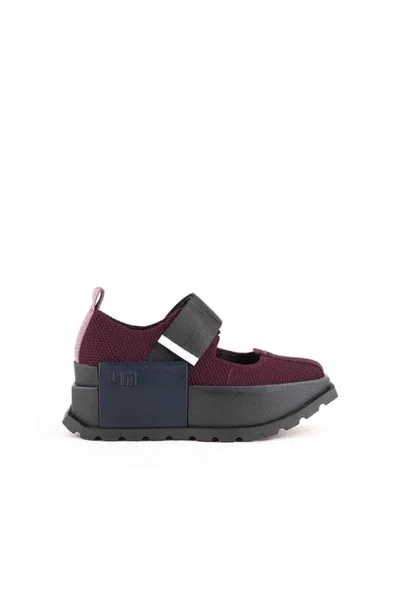 United Nude Roko Orion Ii Sneakers In Burgundy