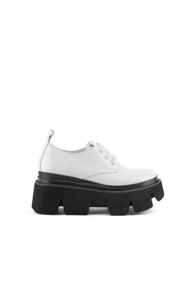 United Nude Stomper Derby Lo In White