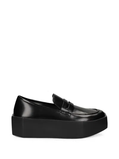 United Nude Stone Platform Loafers In Black