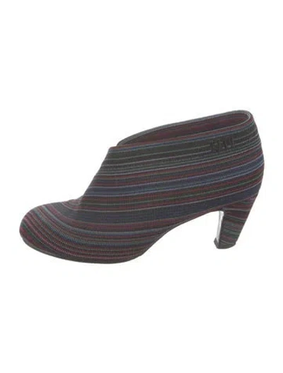 Pre-owned United Nude Striped Boots In Blue