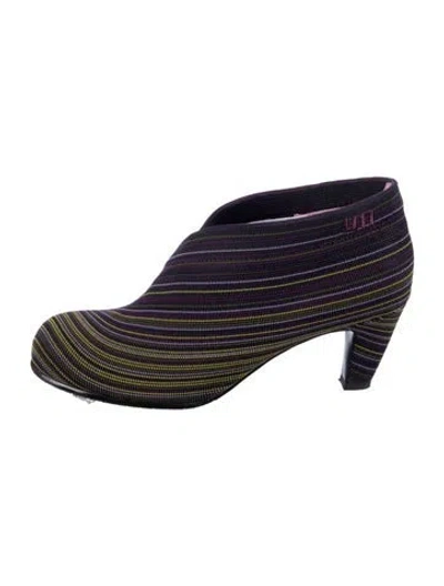 Pre-owned United Nude Striped Boots In Blue