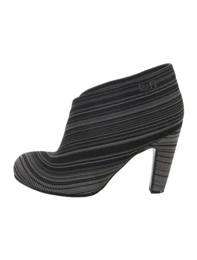 Pre-owned United Nude Striped Pumps In Blue