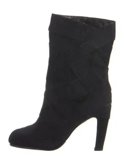 Pre-owned United Nude Suede Boots In Blue