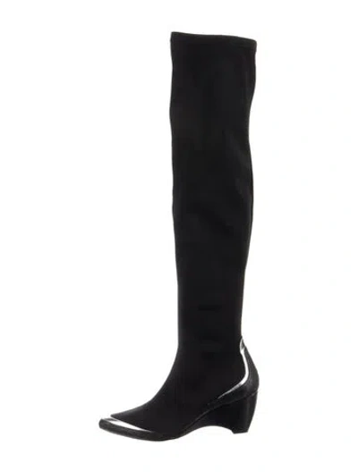 Pre-owned United Nude Suede Boots In Blue