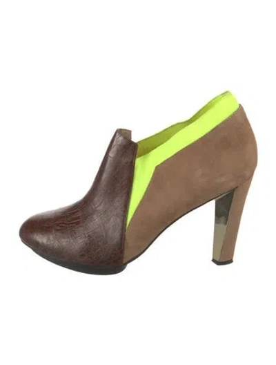 Pre-owned United Nude Suede Boots In Brown