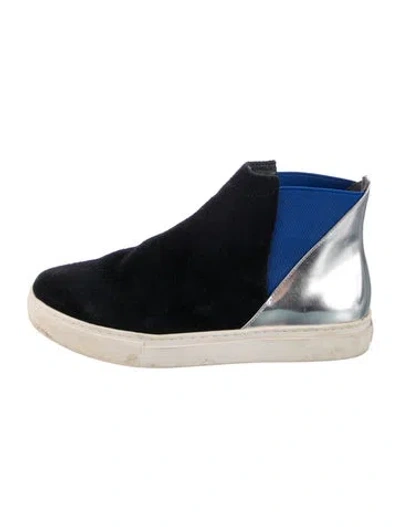 Pre-owned United Nude Suede Colorblock Pattern Sneakers In Multi