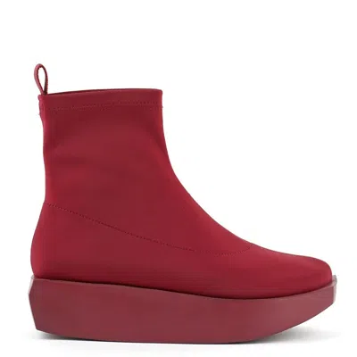United Nude Wa Bootie Lo In Red