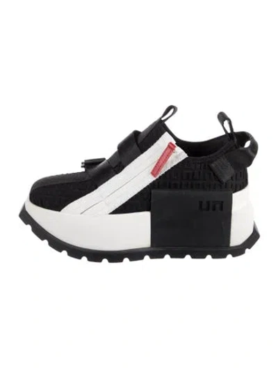 Pre-owned United Nude Wedge Sneakers In Black
