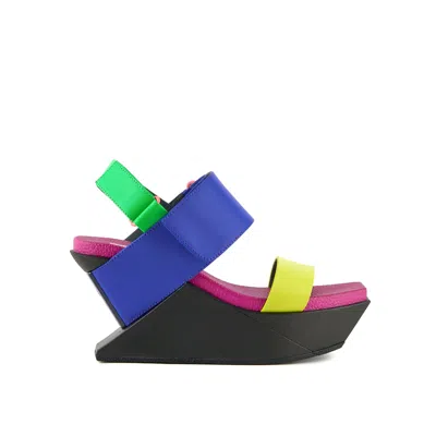 United Nude Delta Wedge Sandal In Multi