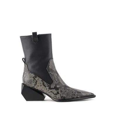 United Nude Ricky West Mid Ii Boot In Black