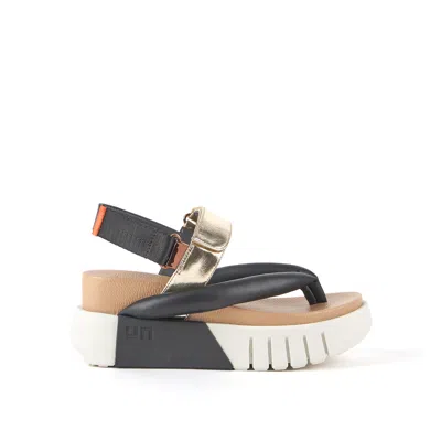 UNITED NUDE WOMEN'S BLACK / NEUTRALS / WHITE DELTA TONG - CONNECT