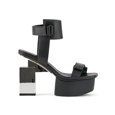United Nude Women's Black / Silver Cubist Sandal - Black + Silver In Black/silver