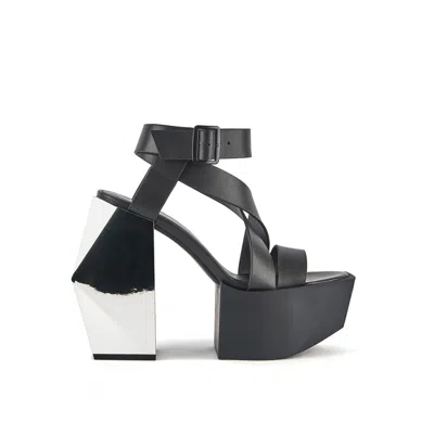 United Nude Women's Black / Silver Stage Sandal - Black & Silver In Black/silver