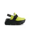 United Nude Bull Mule In Black/yellow/orange