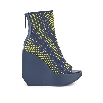 United Nude Women's Blue / Green Wa Fab Hi - Cyber Lime In Blue/green
