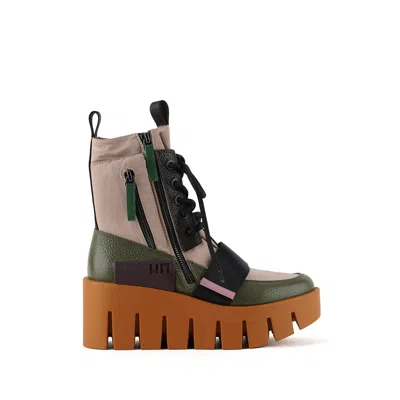 UNITED NUDE WOMEN'S BROWN / NEUTRALS GRIP COMBAT LO - CARAMEL MIX