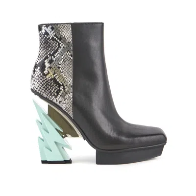 United Nude Women's Glam Square Boot - Black Ii