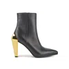 United Nude 105mm Gem Bootie Hi Boots In Gold/black