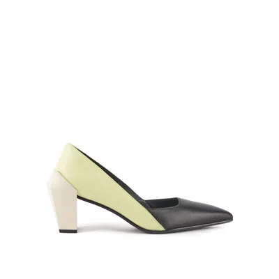 UNITED NUDE WOMEN'S GREEN / BLACK / NEUTRALS GEM PUMP MID - COOL MATCHA