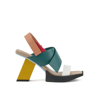 United Nude Women's Green / Yellow Construct Hi - Malmo In Animal Print