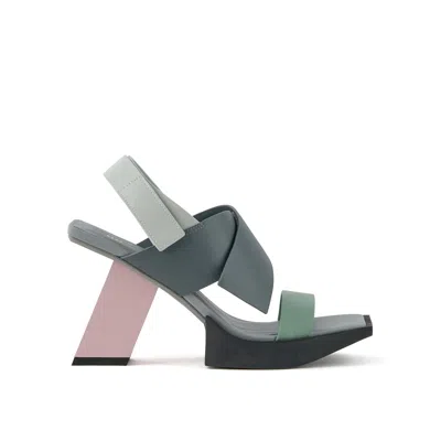 United Nude Women's Grey / Pink Construct Hi - Arquitec In Green