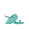 United Nude Loop Hi Puffy Sandals In Blue
