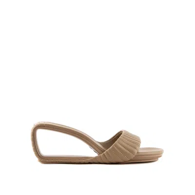 United Nude Mobius Mid Puffier In Neutral