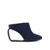United Nude Women's Mobius Mule Hi - Midnight Blue In Black