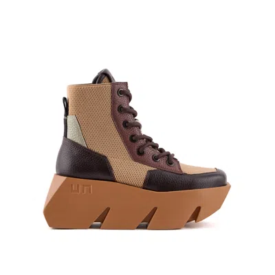United Nude Women's Neutrals / Brown Bull Combat - Coffee Mix In Animal Print