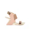 United Nude 80mm Leather Sandals In Black