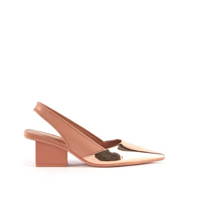 United Nude Women's Raila Slingback Mid - Rose Gold