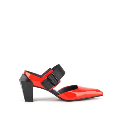 United Nude Women's Red / Black Gem Mule Mid - Mayday In Red/black