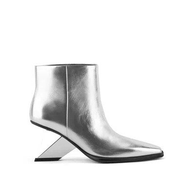 United Nude Women's Rockit Pull On Bootie- Silver In Multi