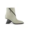 United Nude Rockit Zip Bootie In Grey