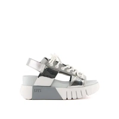 United Nude Women's Silver / Grey / White Delta Sporty - Irony In Silver/grey/white