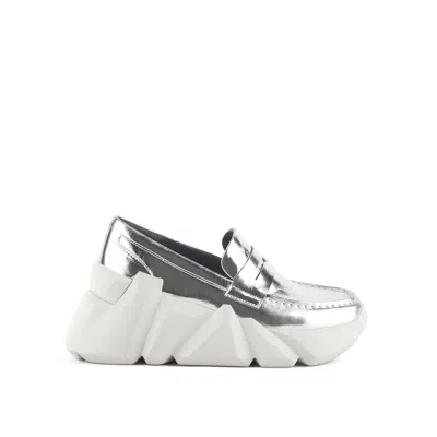 United Nude Women's Space Kick Loafer - Mirror Silver