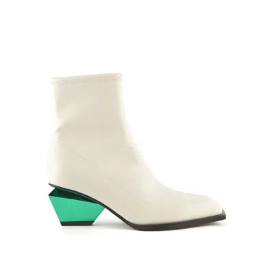 United Nude Women's White / Green Jacky Bootie - White Green In White/green