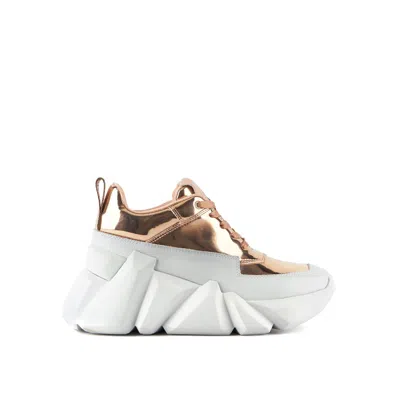 United Nude Women's White / Rose Gold Space Kick Max - Rose Gold In White/rose Gold