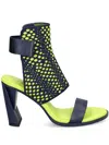 United Nude Zink Fab 90mm Slingback Sandals In Green