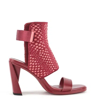 United Nude Zink Fab Hi Ii In Burgundy