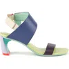 United Nude Zuma Sandal Mid In Blue/green