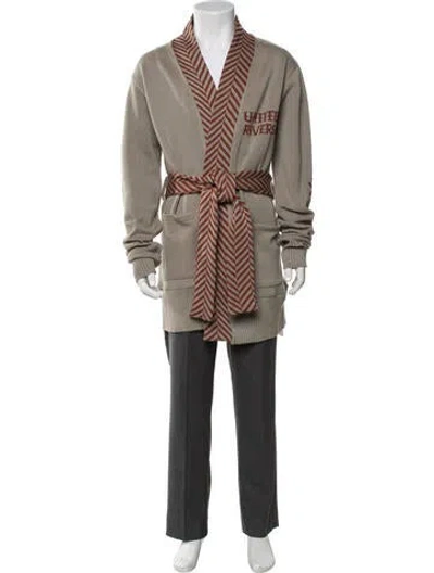Pre-owned United Rivers Colorblock Pattern Jacket W/ Tags In Neutrals